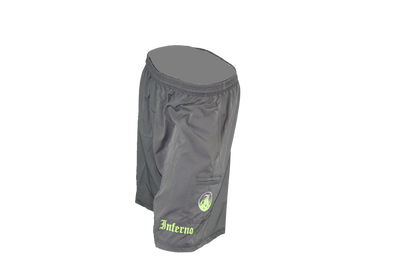 Inferno 4-Way Charcoal Microfiber Shorts