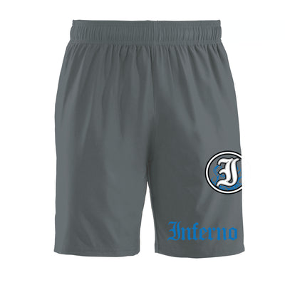 Inferno 4-Way Charcoal Microfiber Shorts