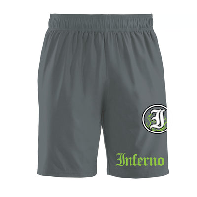 Inferno 4-Way Charcoal Microfiber Shorts