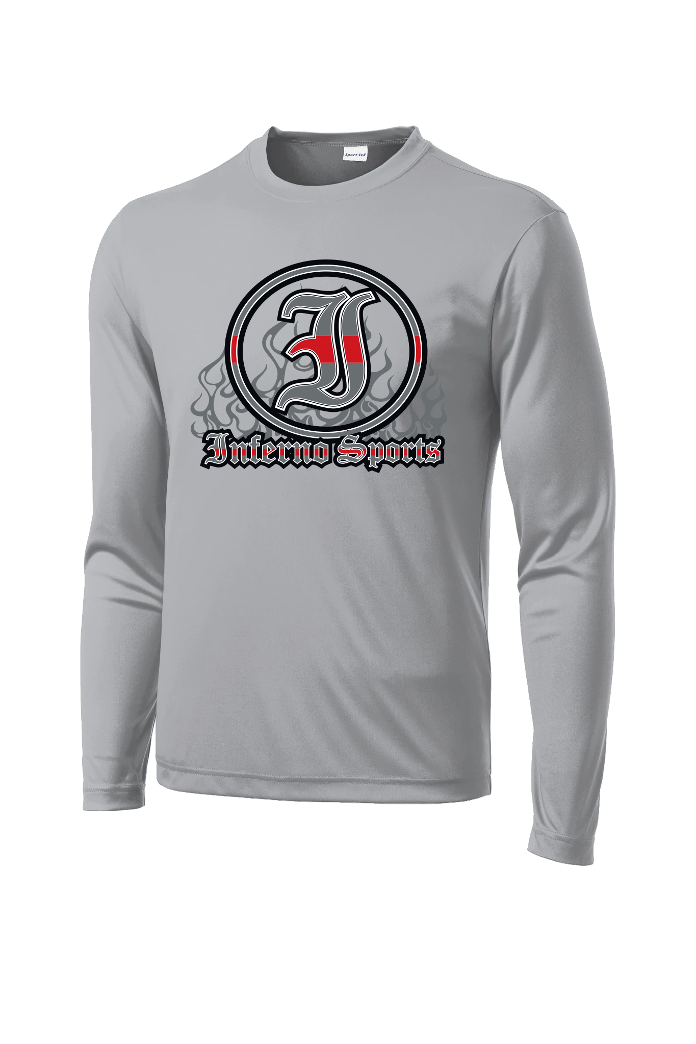 Inferno Sports Thin Red Line Long Sleeve Grey