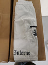 Inferno 4-Way White Microfiber Shorts