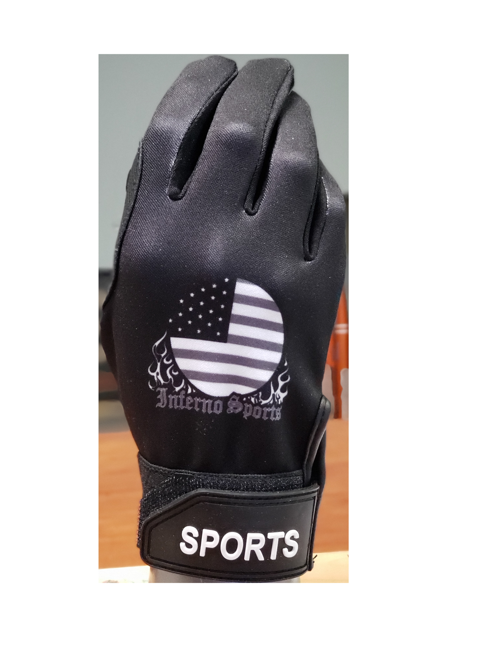Inferno Sports Game Day Batting Gloves 2.0 - Blackout Flag
