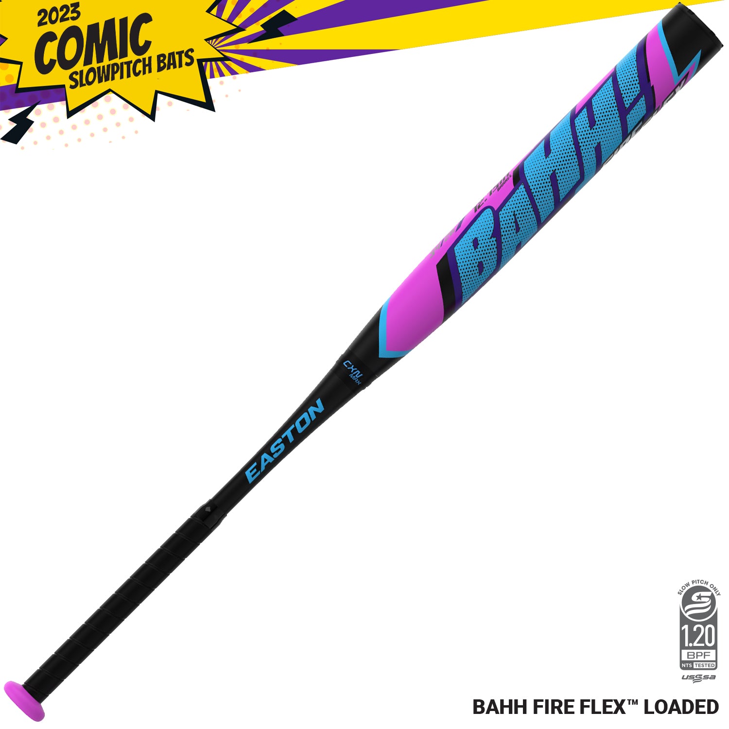 2023 Easton BAHH Fire Flex 12.75″ Barrel Loaded USSSA Slowpitch Softball Bat SP22BAHL