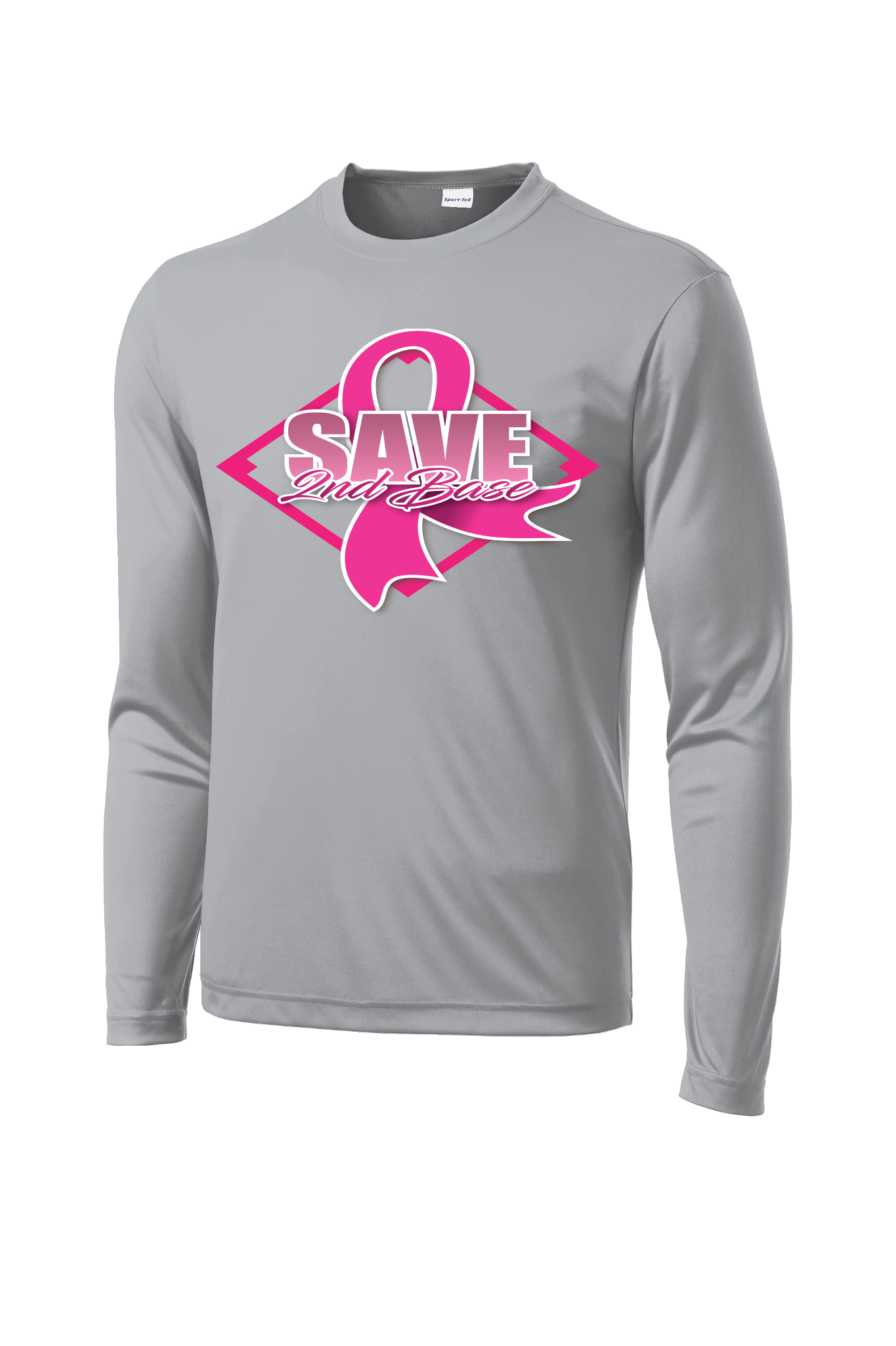 Inferno Sports Breast Cancer Long Sleeve Grey