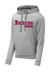 Inferno Sports Heather Fleece Hooded Pullover - Pink/Black