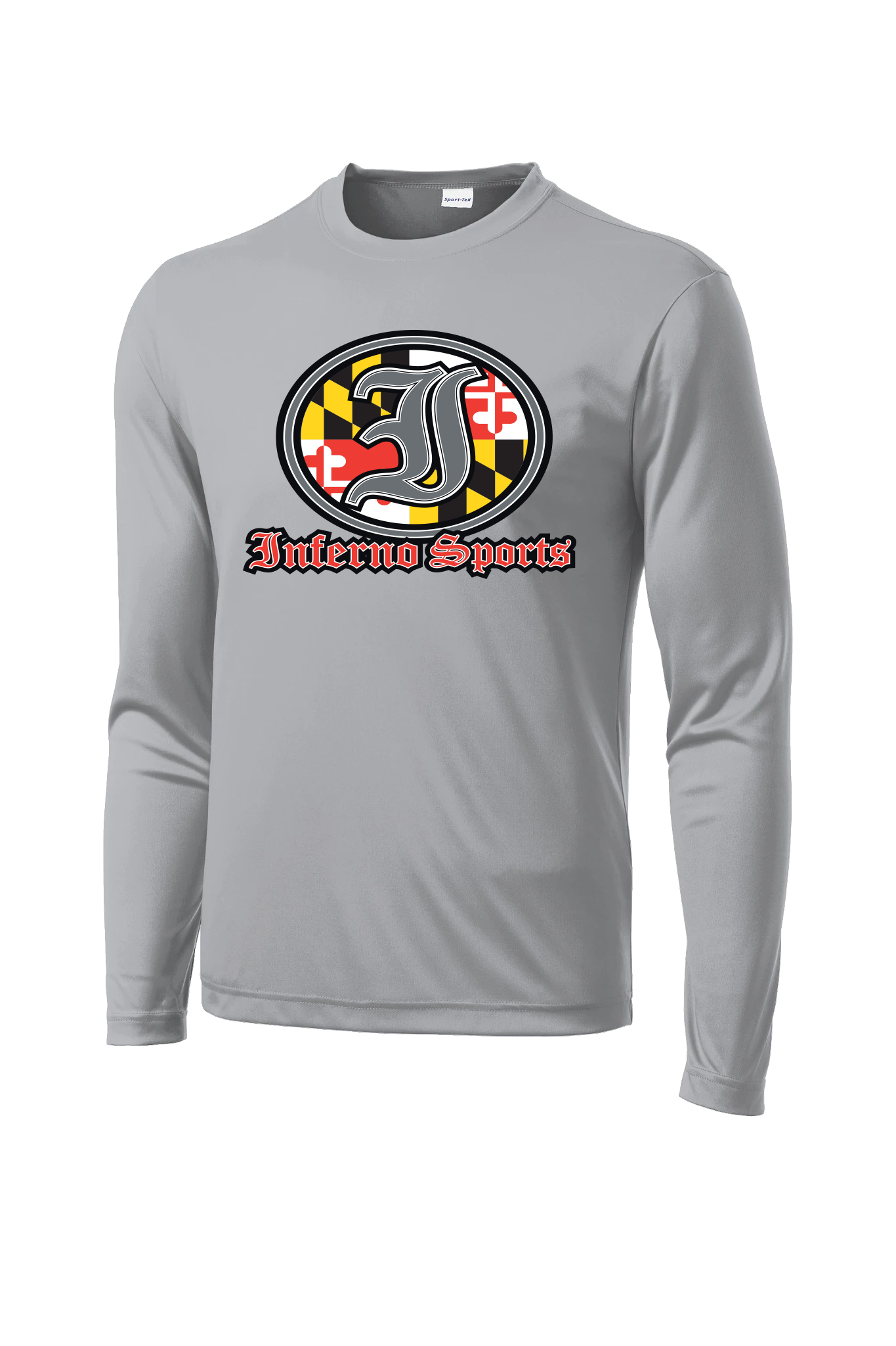Inferno Sports MD Flag Long Sleeve Grey