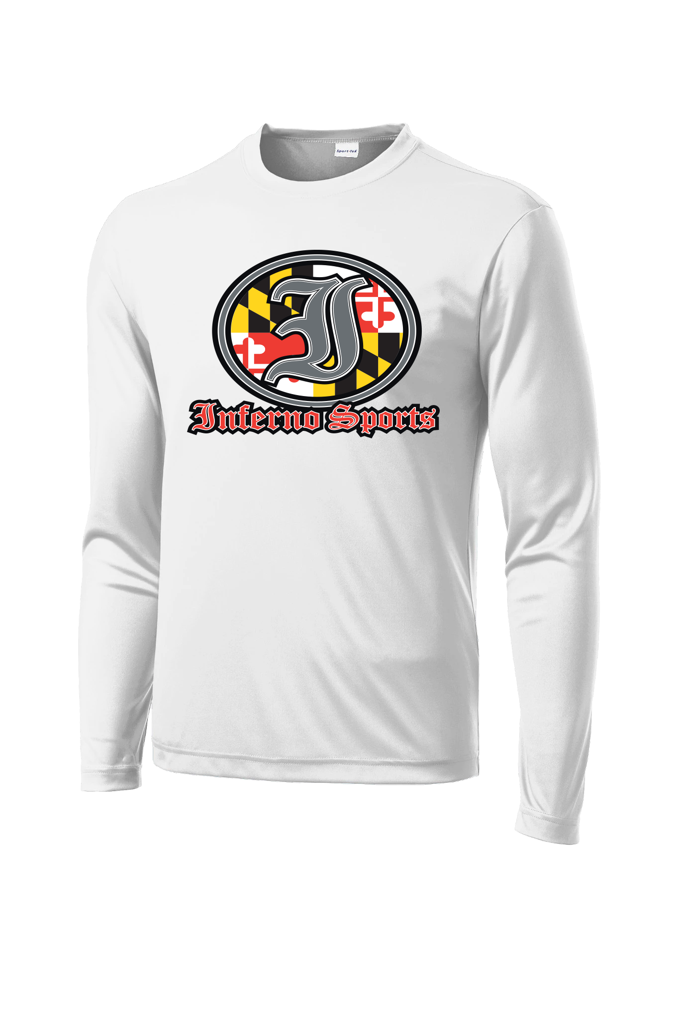 Inferno Sports MD Flag Long Sleeve White