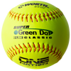 WORTH ONE NATION SUPER GOLD DOT EXTREME 11" 44/400 COMPOSITE SLOWPITCH SOFTBALLS: ON11CY