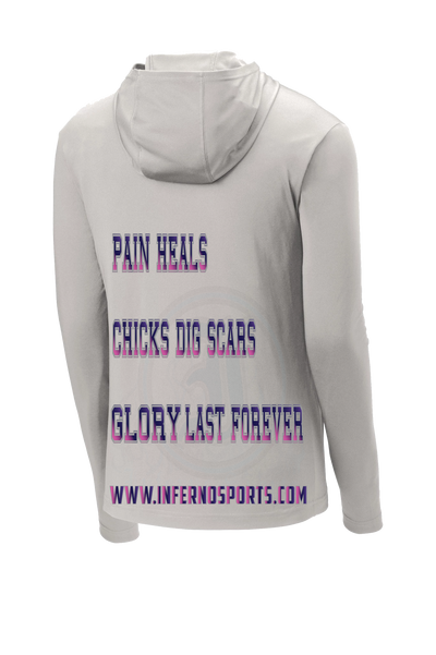 Pain Heals Hooded Long Sleeve