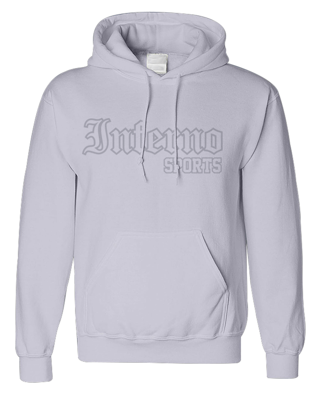 Inferno Sports White Fleece Hooded Pullover - Whiteout