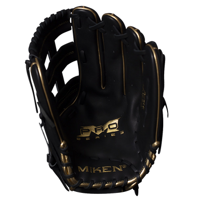 Miken Black Gold PRO Series 14″ Slowpitch Fielding Glove – PRO140-BG