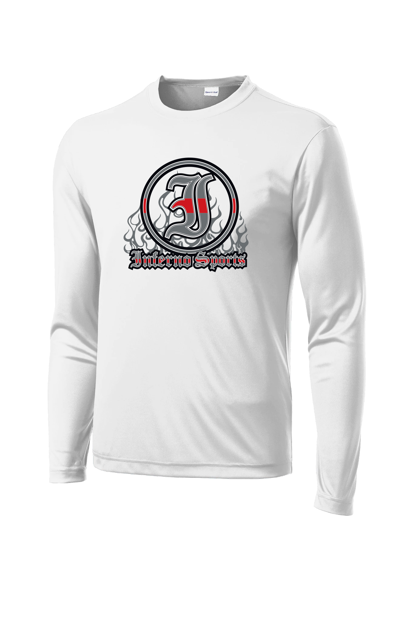 Inferno Sports Thin Red Line Long Sleeve White